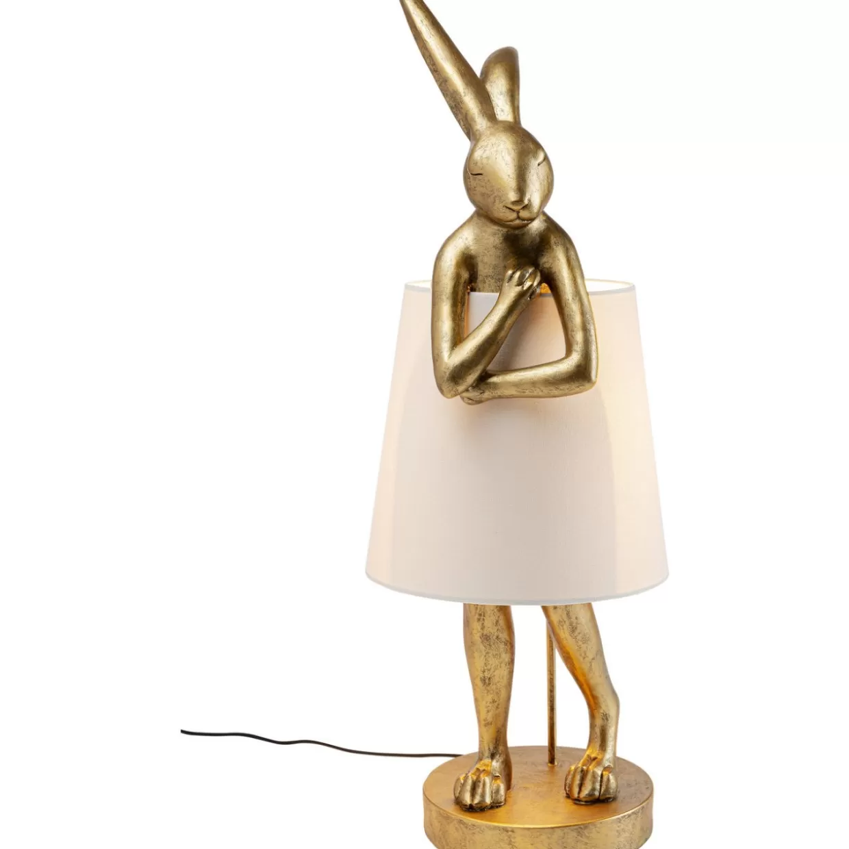 KARE Design Tischleuchten | Tischleuchte Animal Rabbit Gold 88