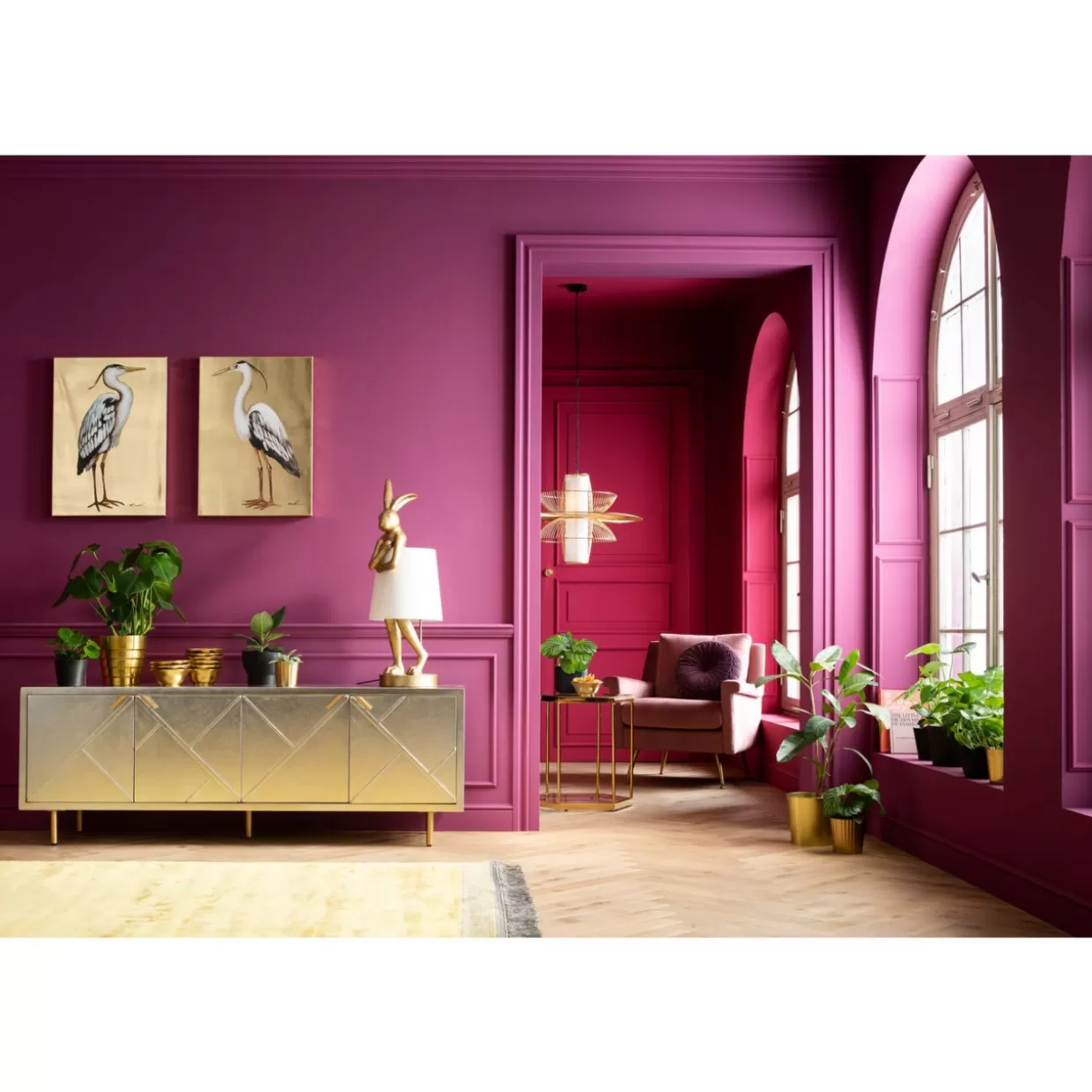 KARE Design Tischleuchten | Tischleuchte Animal Rabbit Gold 88