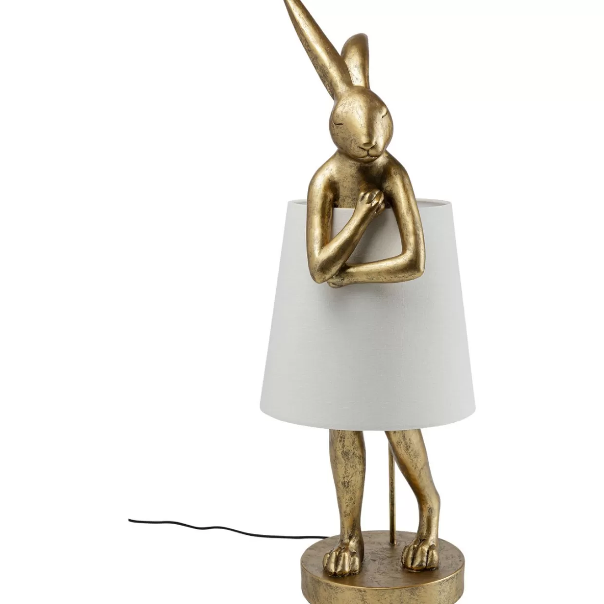 KARE Design Tischleuchten | Tischleuchte Animal Rabbit Gold 88