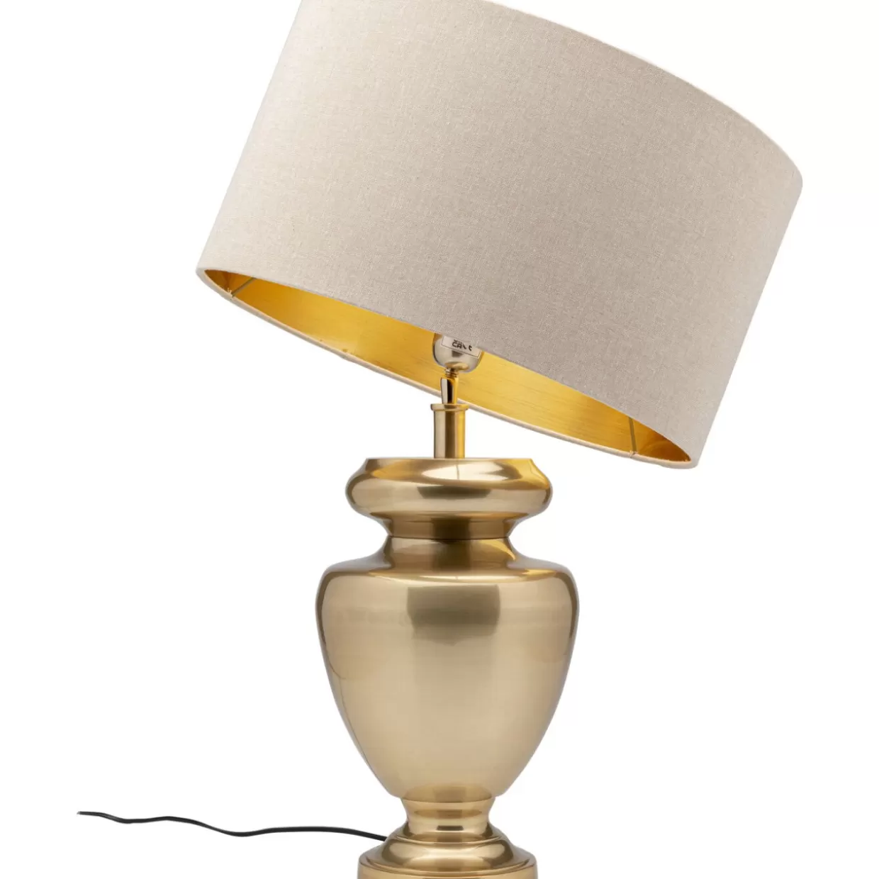KARE Design Tischleuchten | Tischleuchte Barock Gold Beige 49Cm