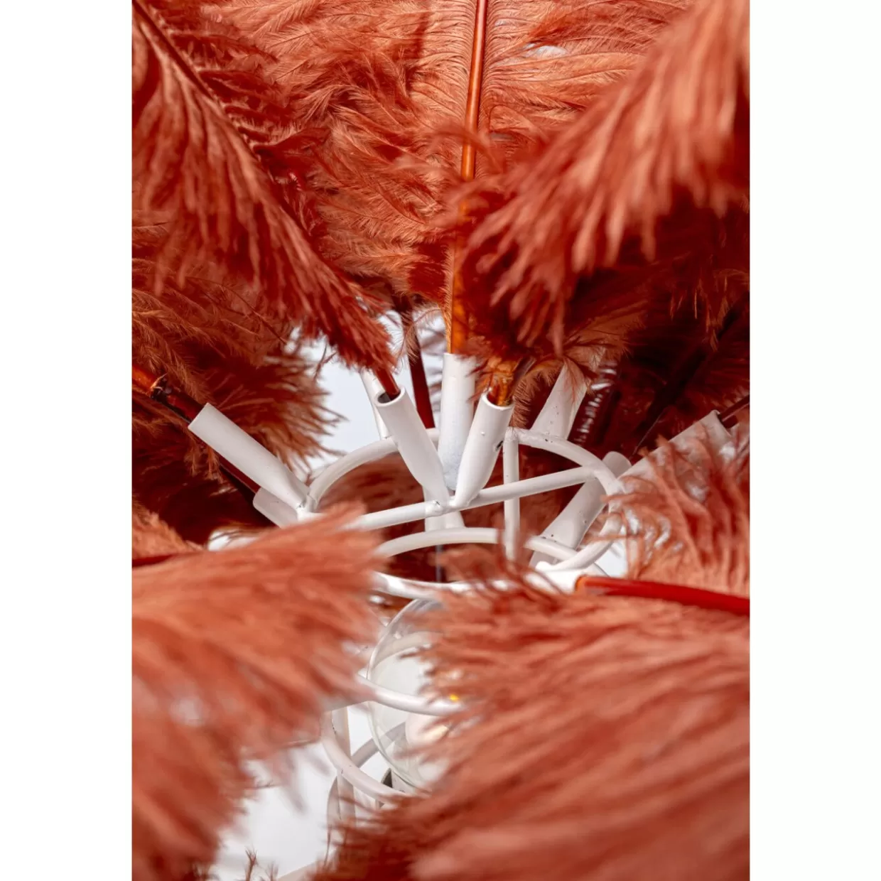 KARE Design Tischleuchten | Tischleuchte Feather Palm Rusty Red 60Cm