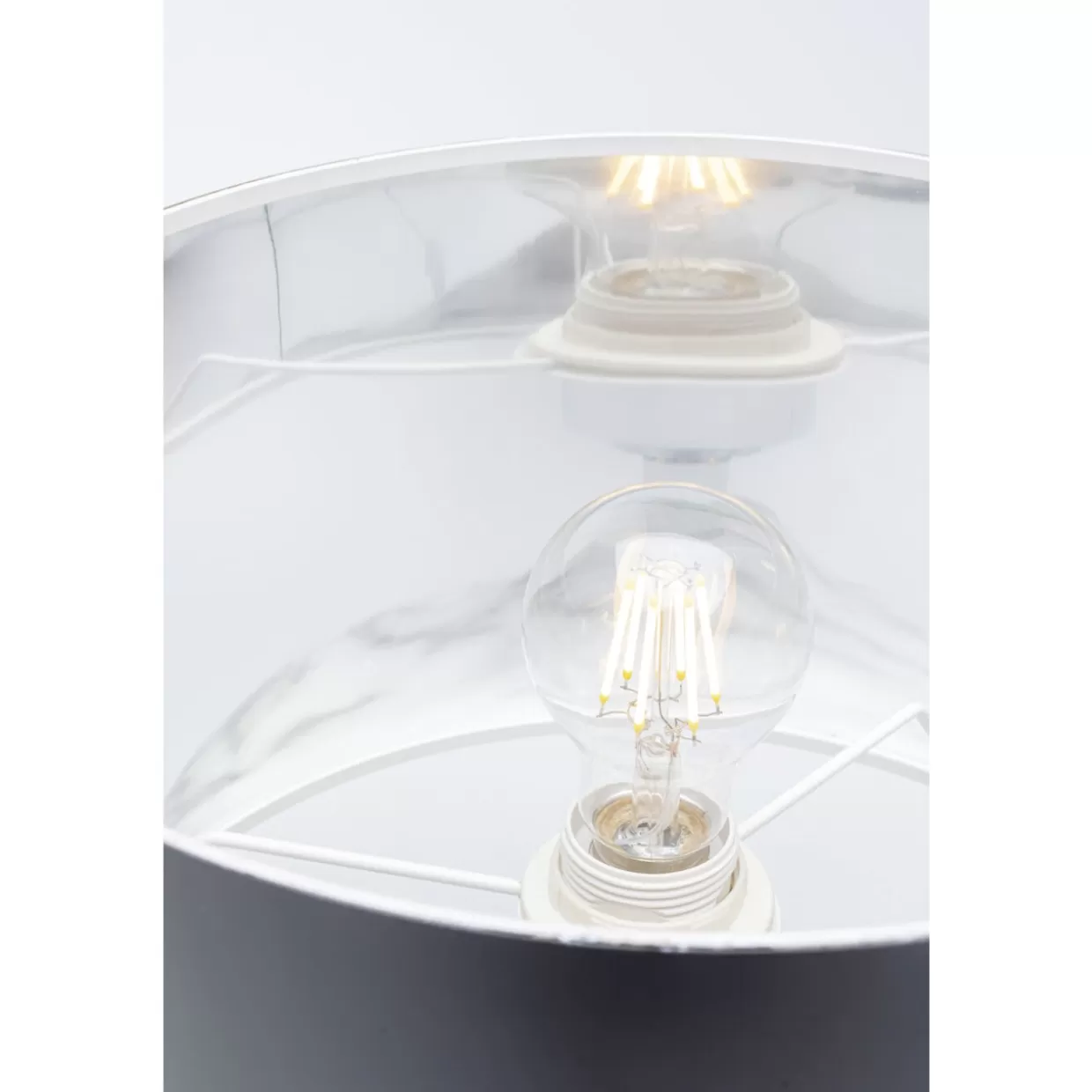 KARE Design Tischleuchten | Tischleuchte Mamo Deluxe Weis 38Cm