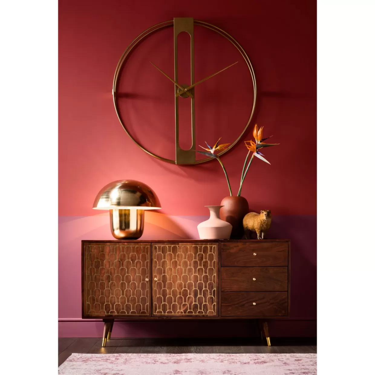 KARE Design Tischleuchten | Tischleuchte Mushroom Brass