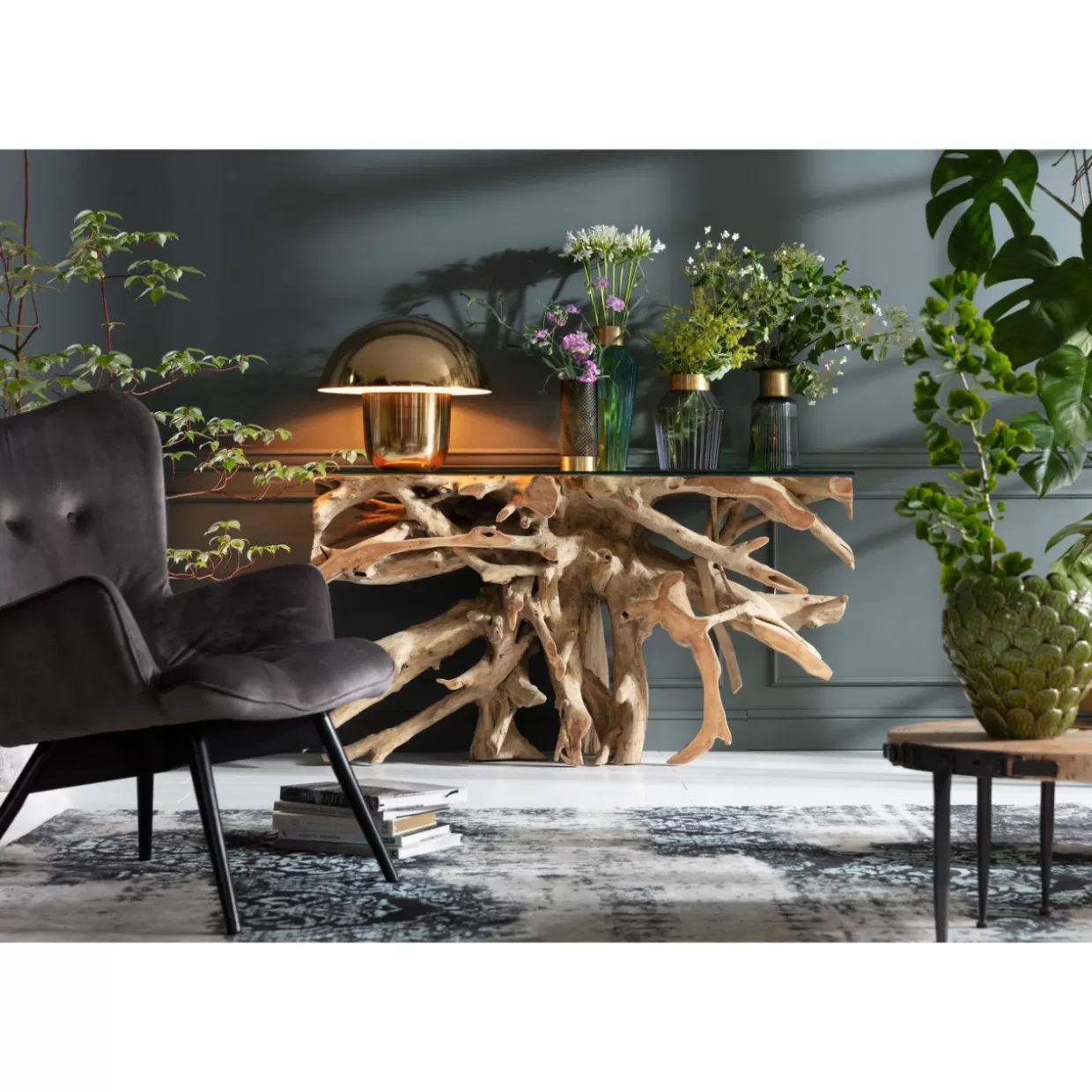 KARE Design Tischleuchten | Tischleuchte Mushroom Brass