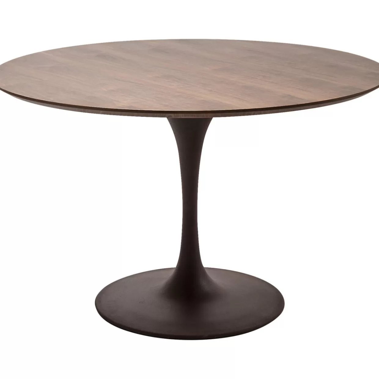 Elegante tavolo rotondo Invito con piano in noce massello Ø120 cm - KARE Design