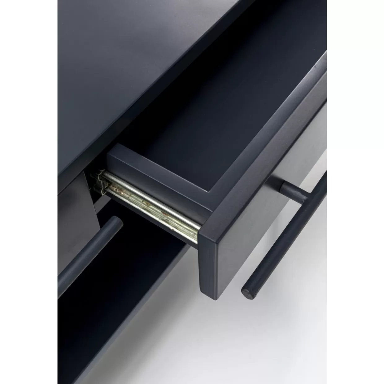 Crea spazio con stile - Comò e credenze moderne KARE Design, libreria TV Montieri in toni antracite 160x47 cm - Design funzionale per il tuo soggiorno