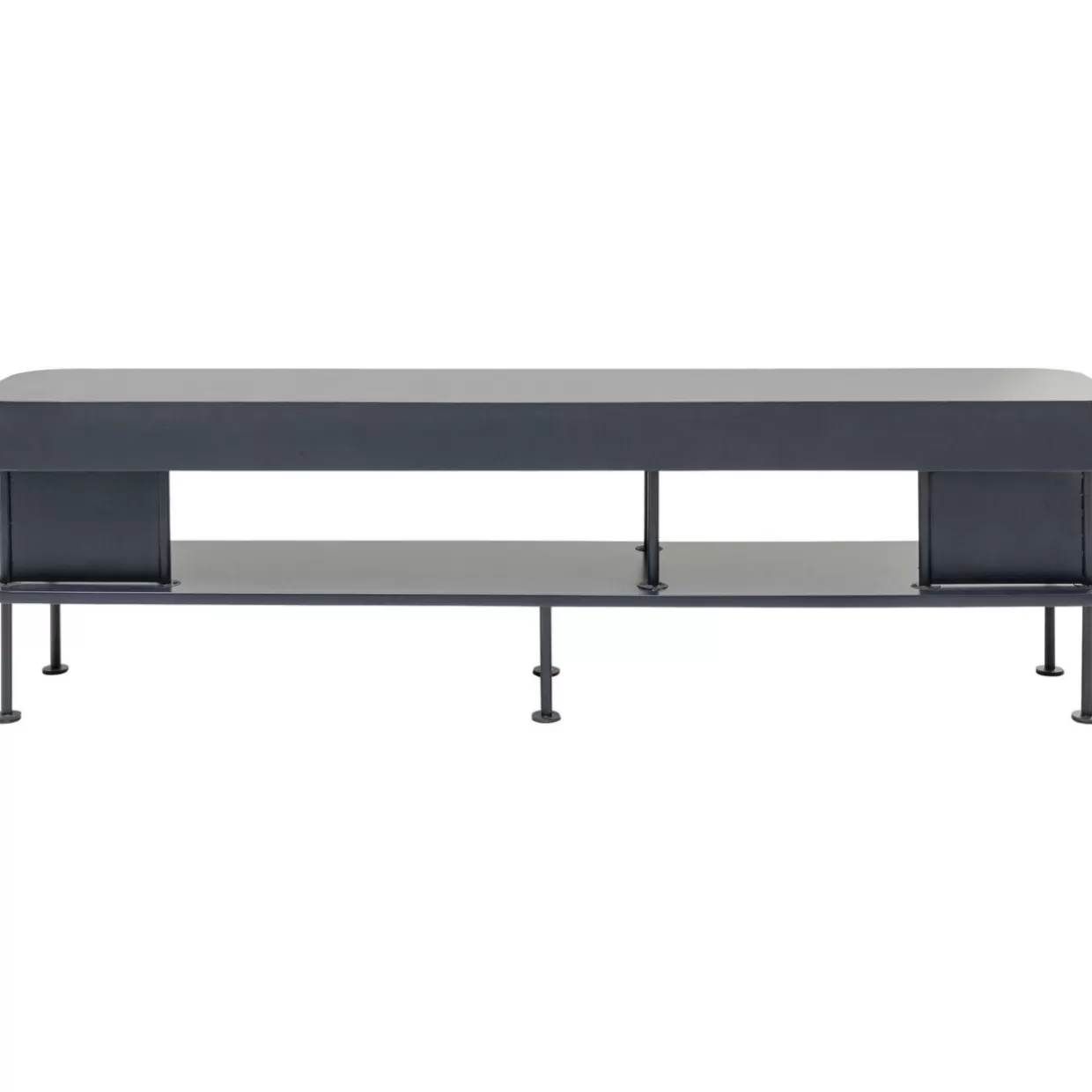 Crea spazio con stile - Comò e credenze moderne KARE Design, libreria TV Montieri in toni antracite 160x47 cm - Design funzionale per il tuo soggiorno