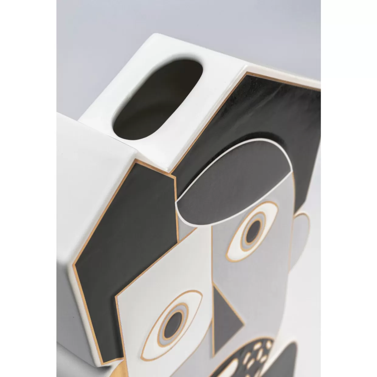 Vaso Design KARE: Decorazione Contemporanea con Stile Gentiluomo, 43 cm