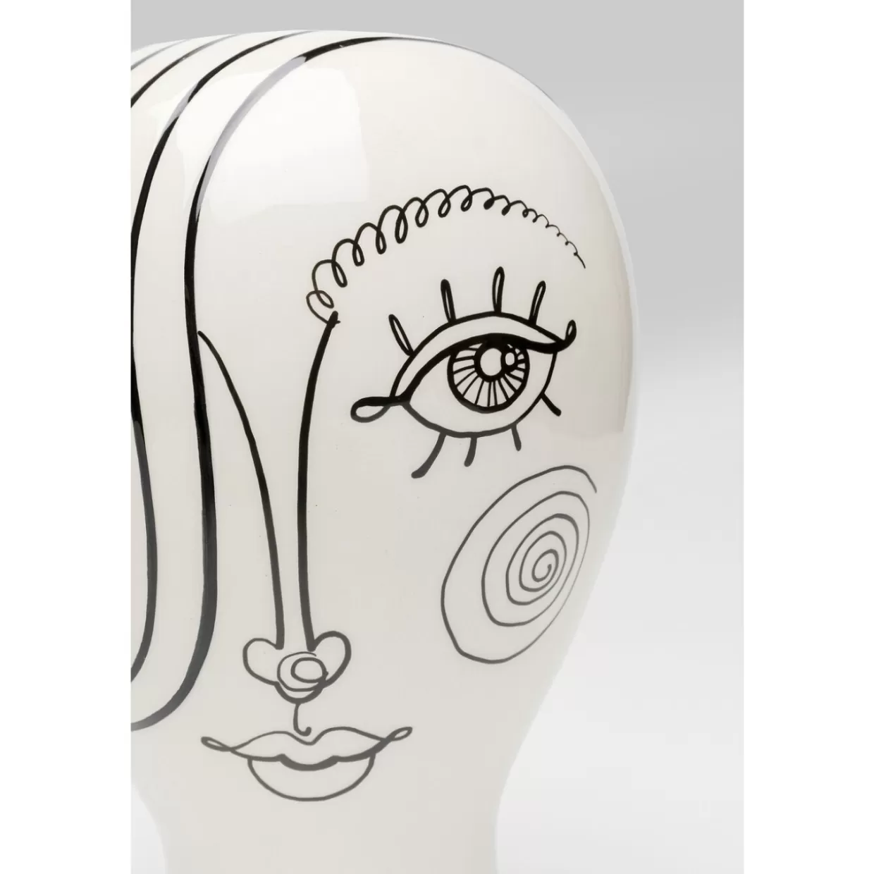 Vaso artistico Favola Lady - Creazione da collezione KARE Design, 30 cm per arredi eleganti