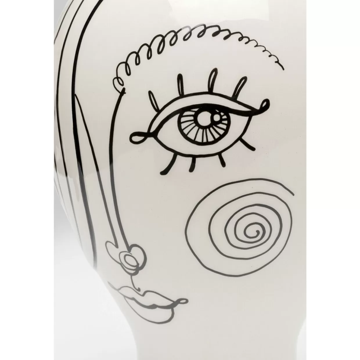 Vaso artistico Favola Lady - Creazione da collezione KARE Design, 30 cm per arredi eleganti