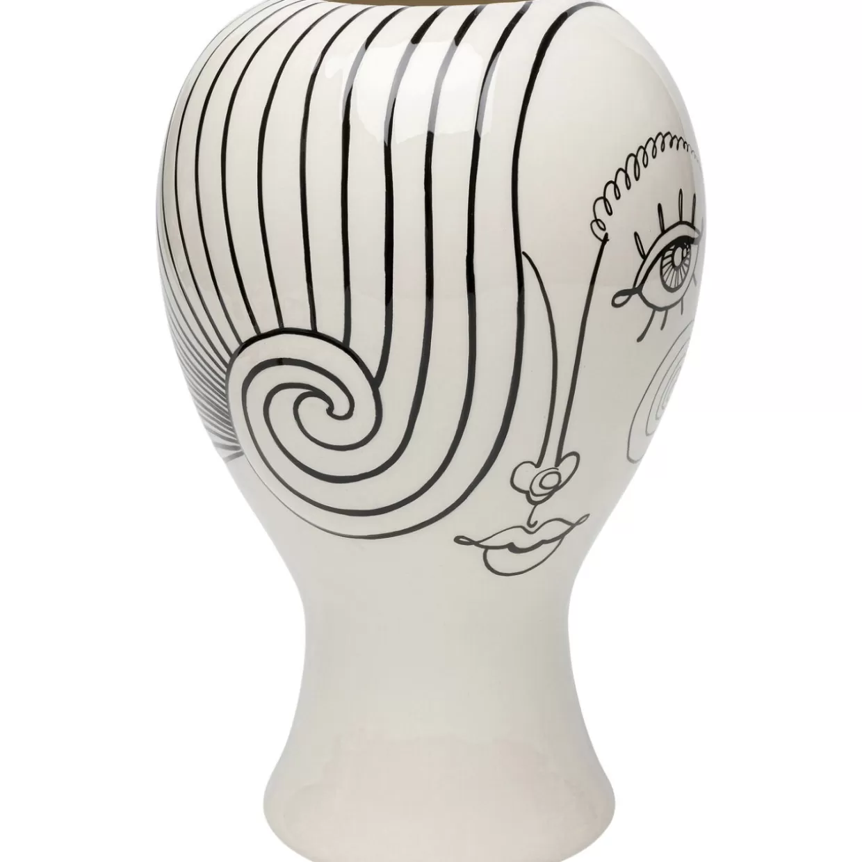 Vaso artistico Favola Lady - Creazione da collezione KARE Design, 30 cm per arredi eleganti