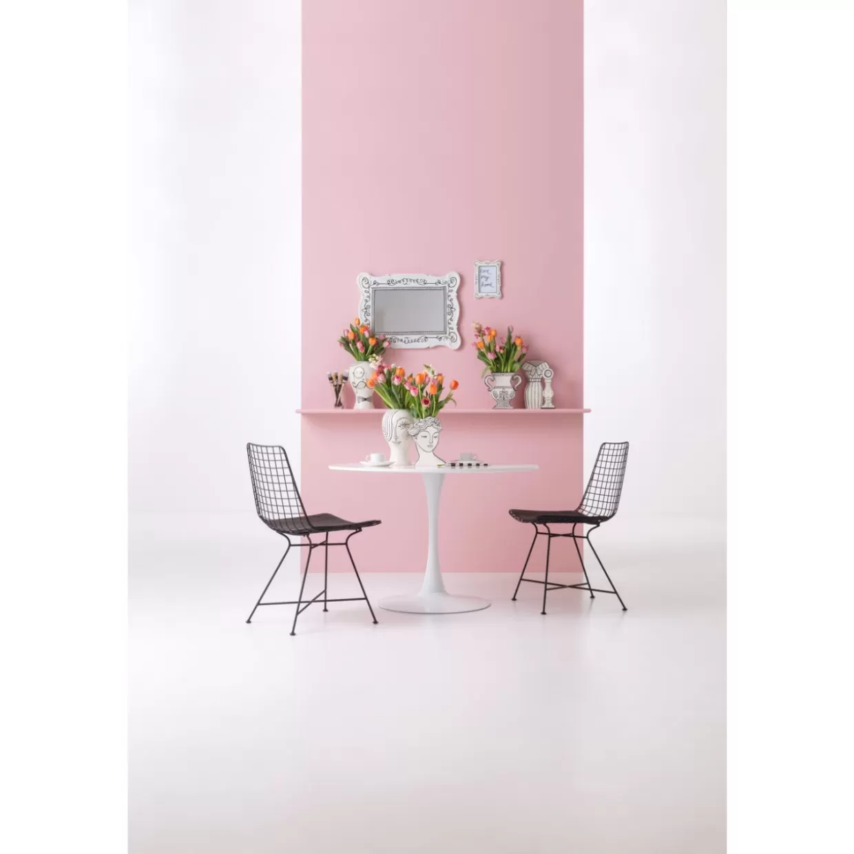 Vaso artistico Favola Lady - Creazione da collezione KARE Design, 30 cm per arredi eleganti