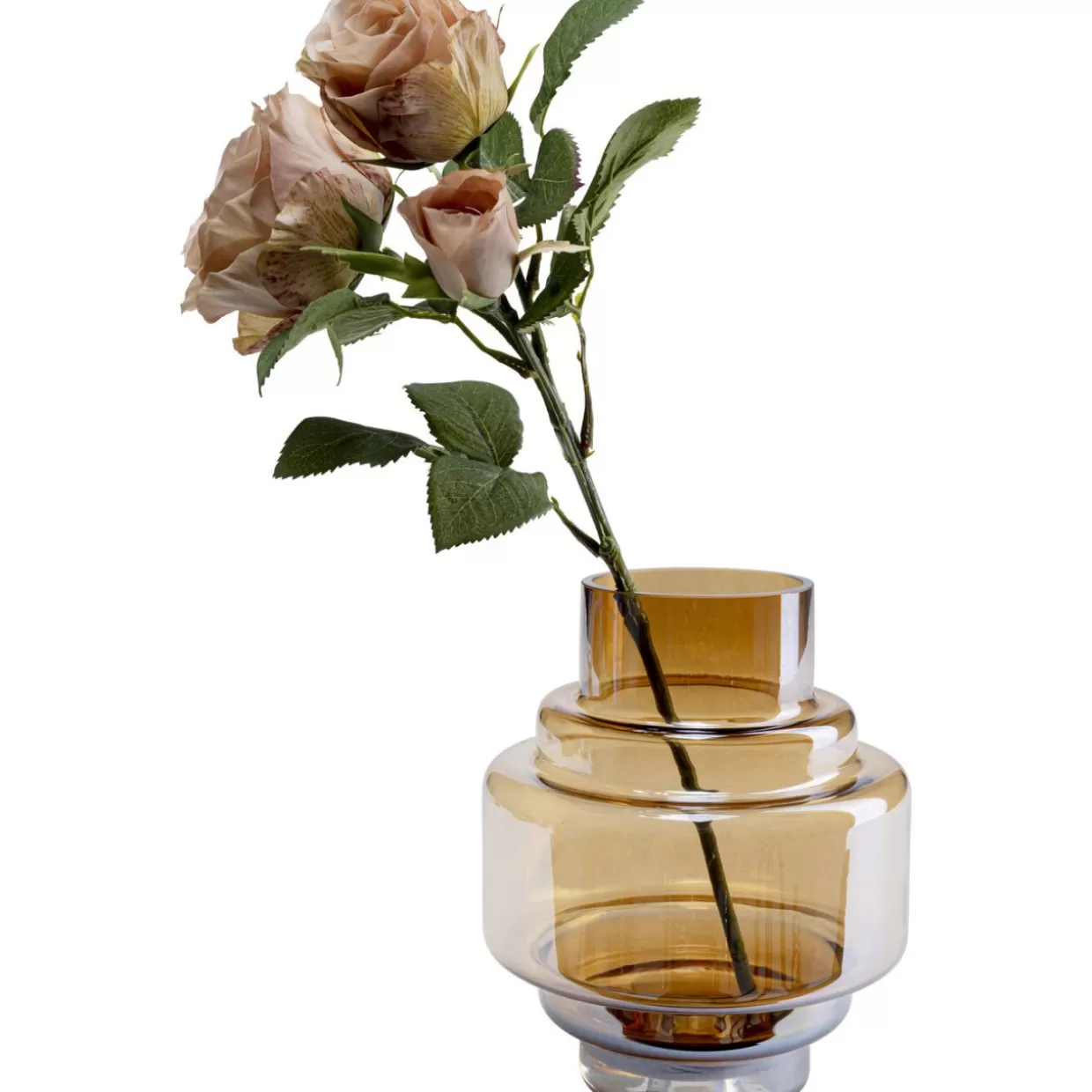 Vaso decorativo KARE Design - finitura lucida e linee moderne, altezza 18 cm per ambienti contemporanei