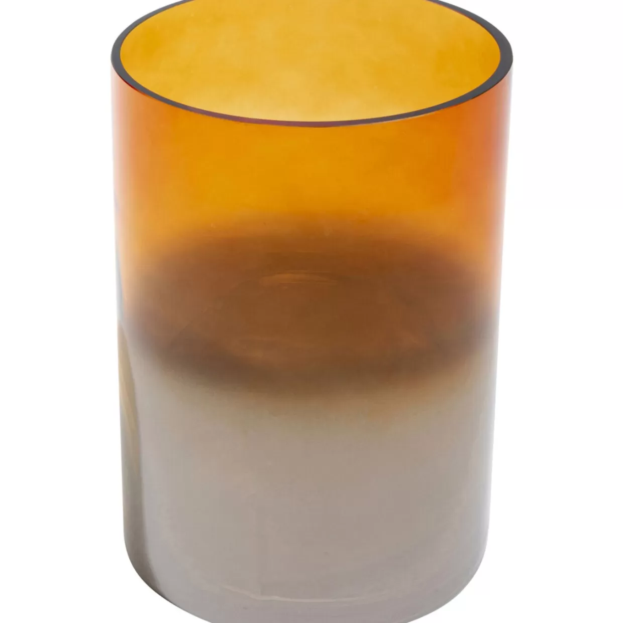 Vaso decorativo KARE Stile Contemporaneo - Arancia Brillante 20 cm per Interni raffinati