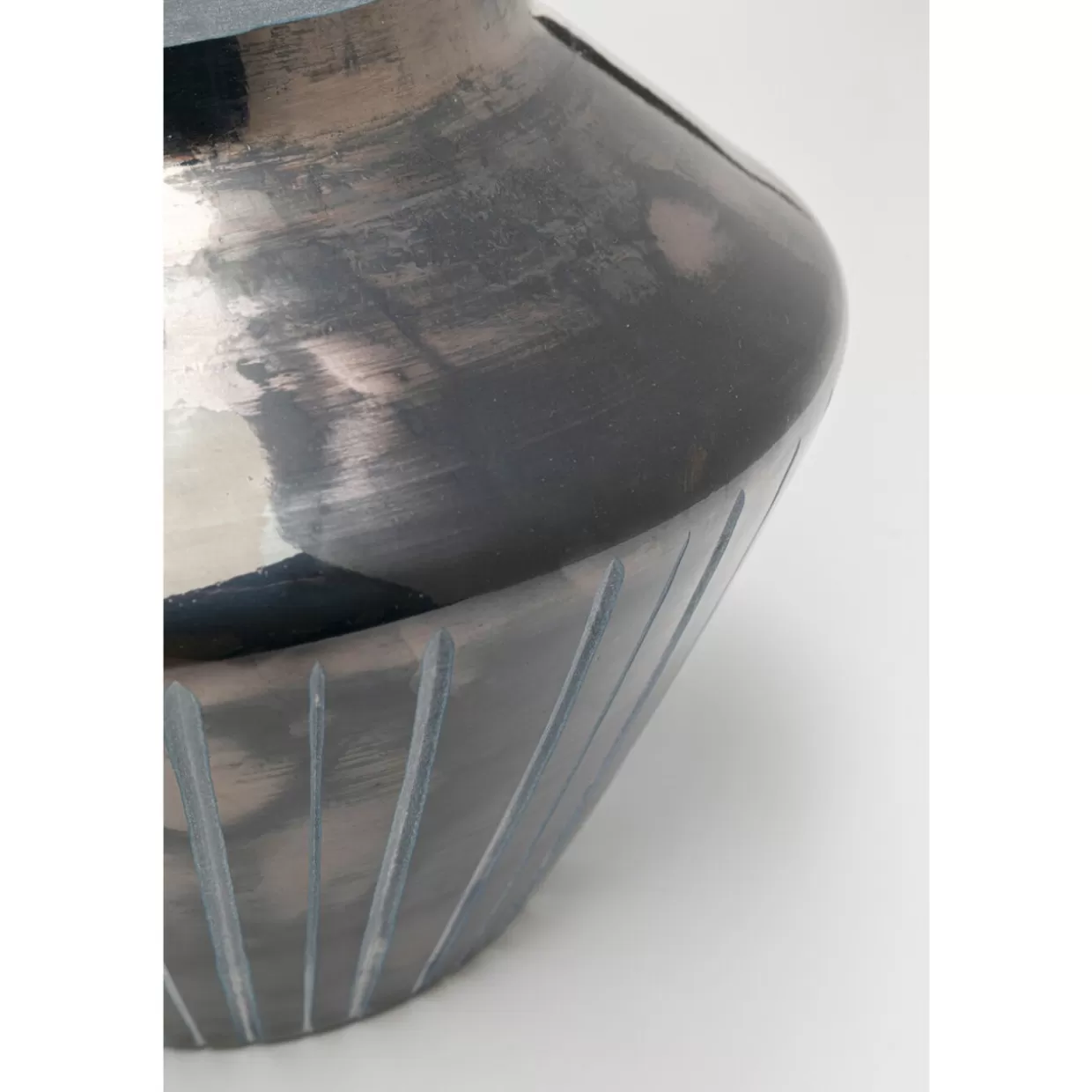 KARE Design Vaso Decorativo Nizza - Elegante Centrotavola in Ceramica, 25 cm