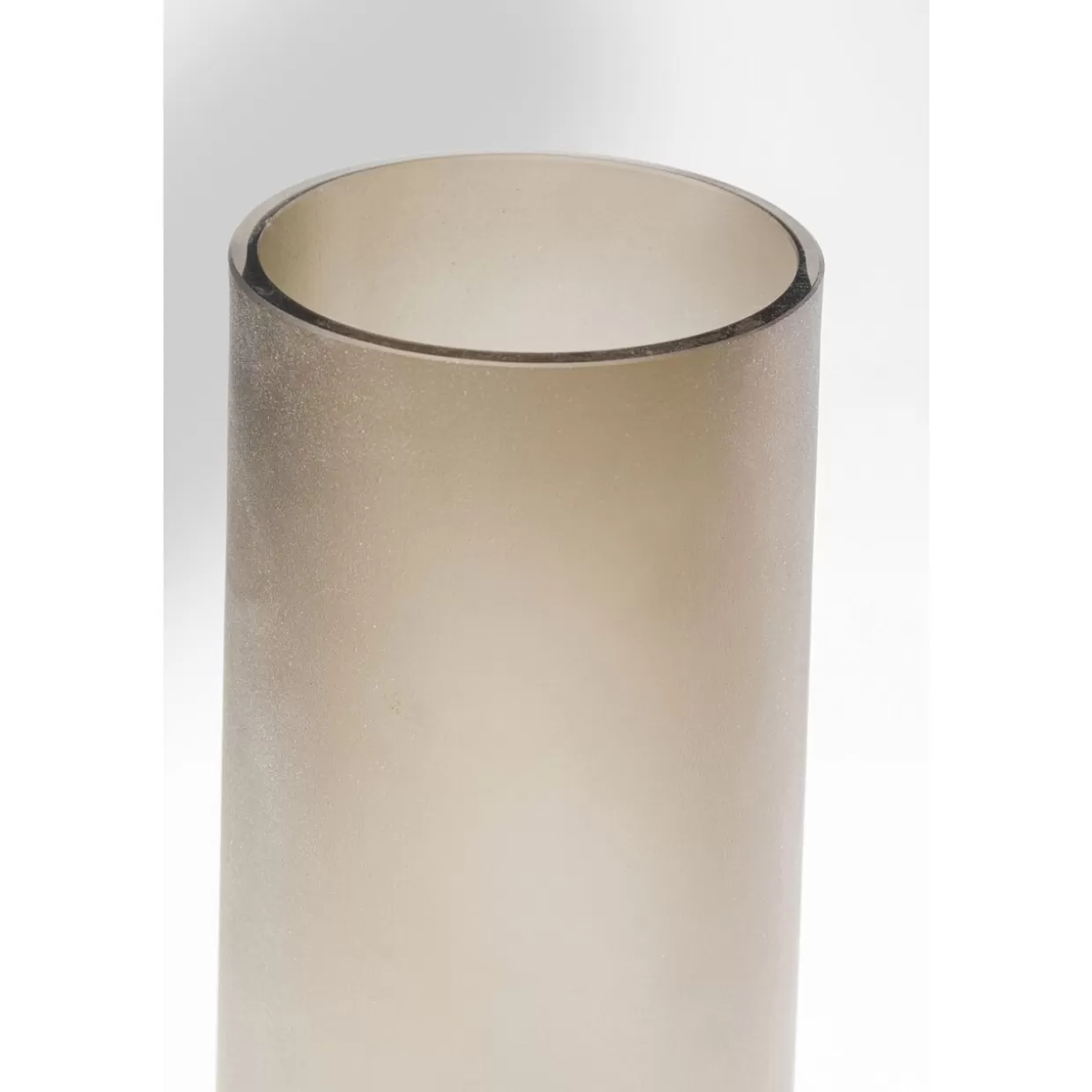 KARE Portafiori Anello Nobiliare - Vaso Elegante in Terracotta Opaca, Altezza 40 cm per Arredi Sophisticati 

(：，，