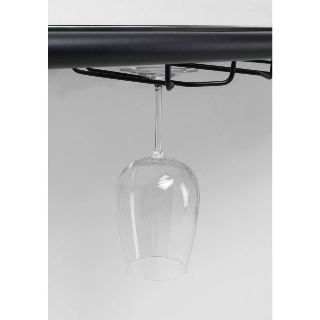 KARE Design - Mensola Parete Moderna Treviso, Colore Nero, Dimensioni 120x10 cm