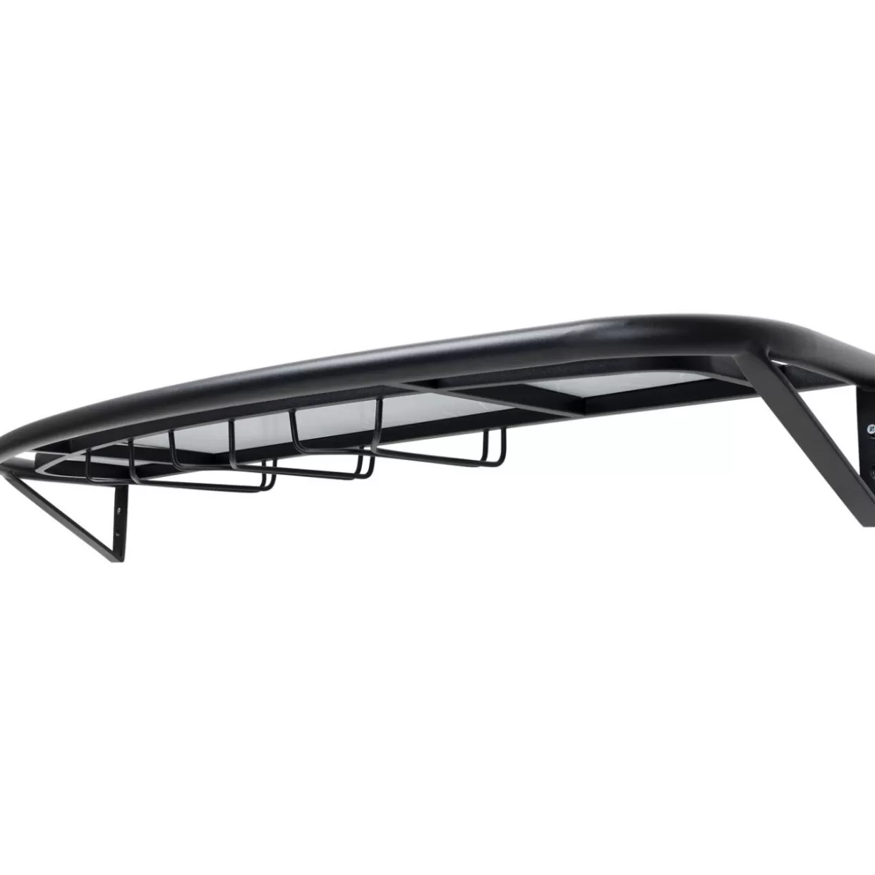 KARE Design - Mensola Parete Moderna Treviso, Colore Nero, Dimensioni 120x10 cm