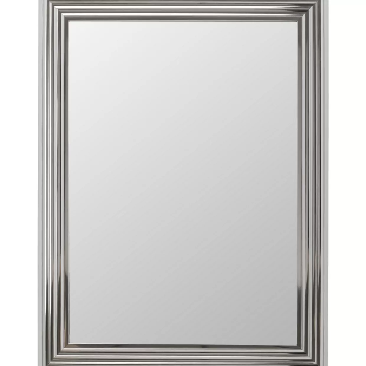 Specchio Elegante da Parete con Cornice Moderna Eve - Design Contemporaneo in Tonalità Argento, 74X99CM per Ambienti Raffinati | Creazione KARE