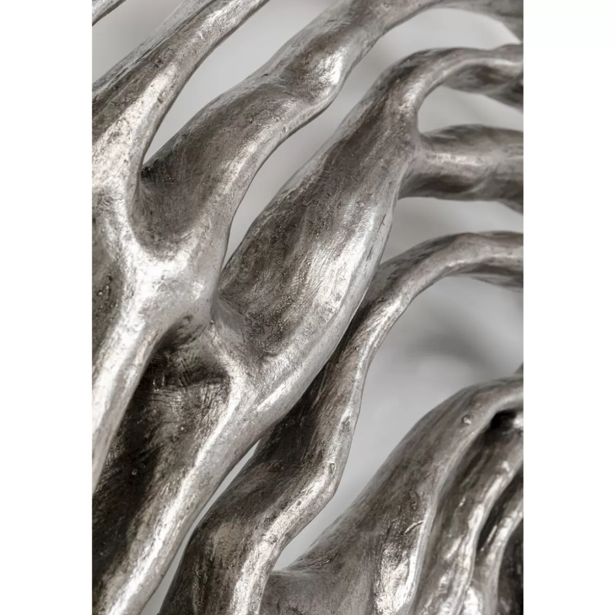 Specchio Moderno Twiggy Argento da Parete - Design Elegante KARE, Diametro 121 cm per Arredamento Contemporaneo