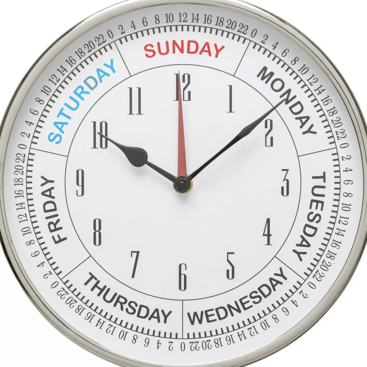 KARE Design - Orologio Barometro Moderno da Parete, Diametro 30 cm, Ideale per Arredamento Contemporaneo