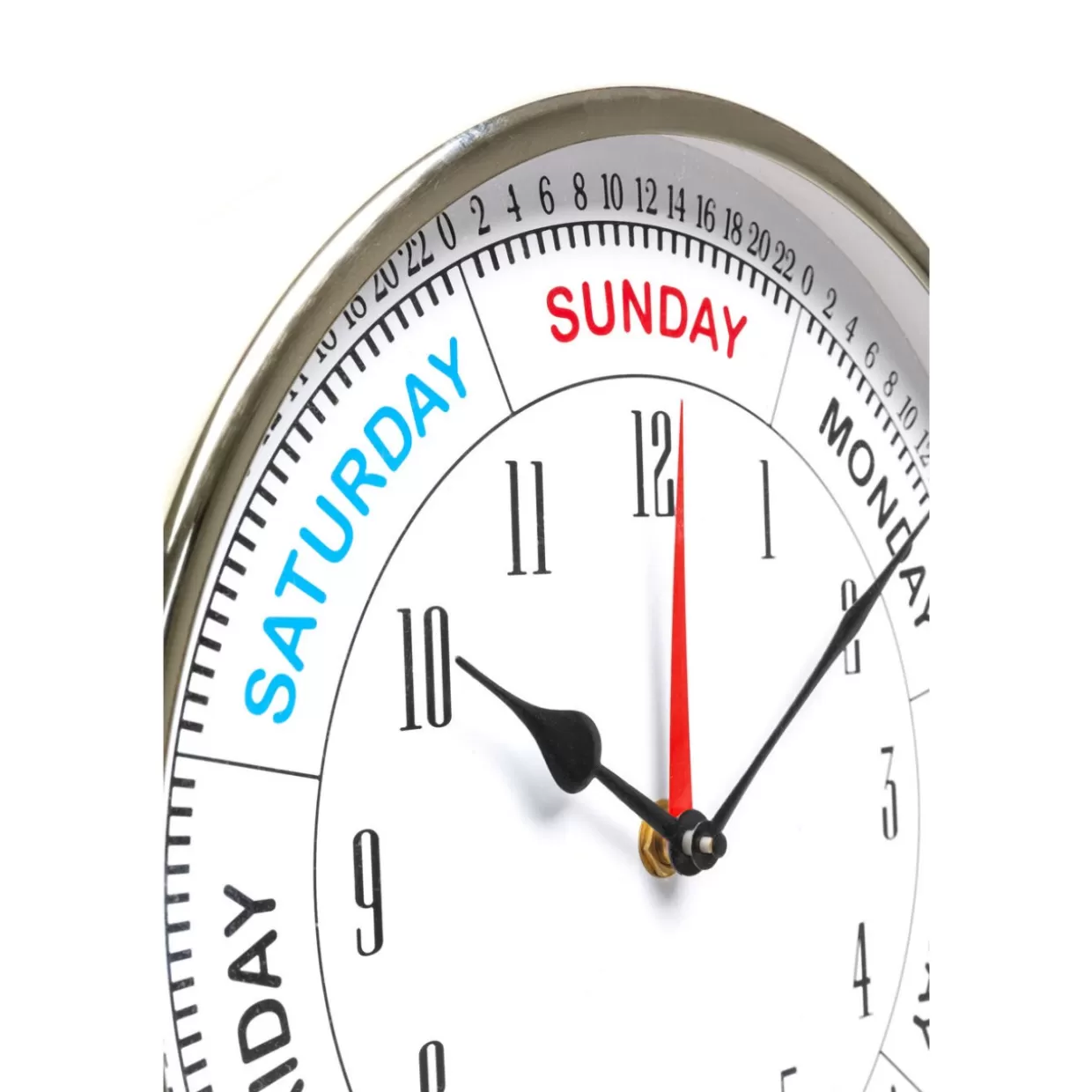 KARE Design - Orologio Barometro Moderno da Parete, Diametro 30 cm, Ideale per Arredamento Contemporaneo