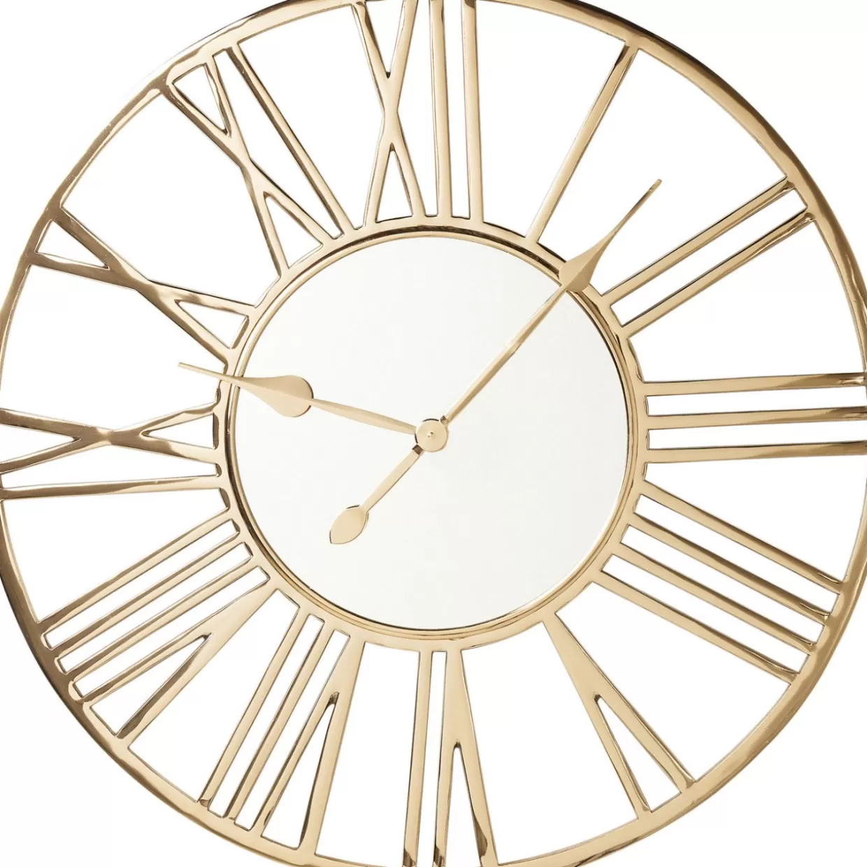 Orologio da Parete Moderno in Stile Oro Gigante - Diametro 80 cm | Collezione Esclusiva KARE Design