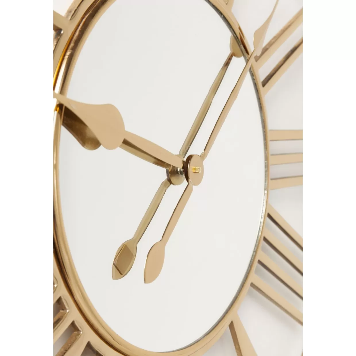 Orologio da Parete Moderno in Stile Oro Gigante - Diametro 80 cm | Collezione Esclusiva KARE Design
