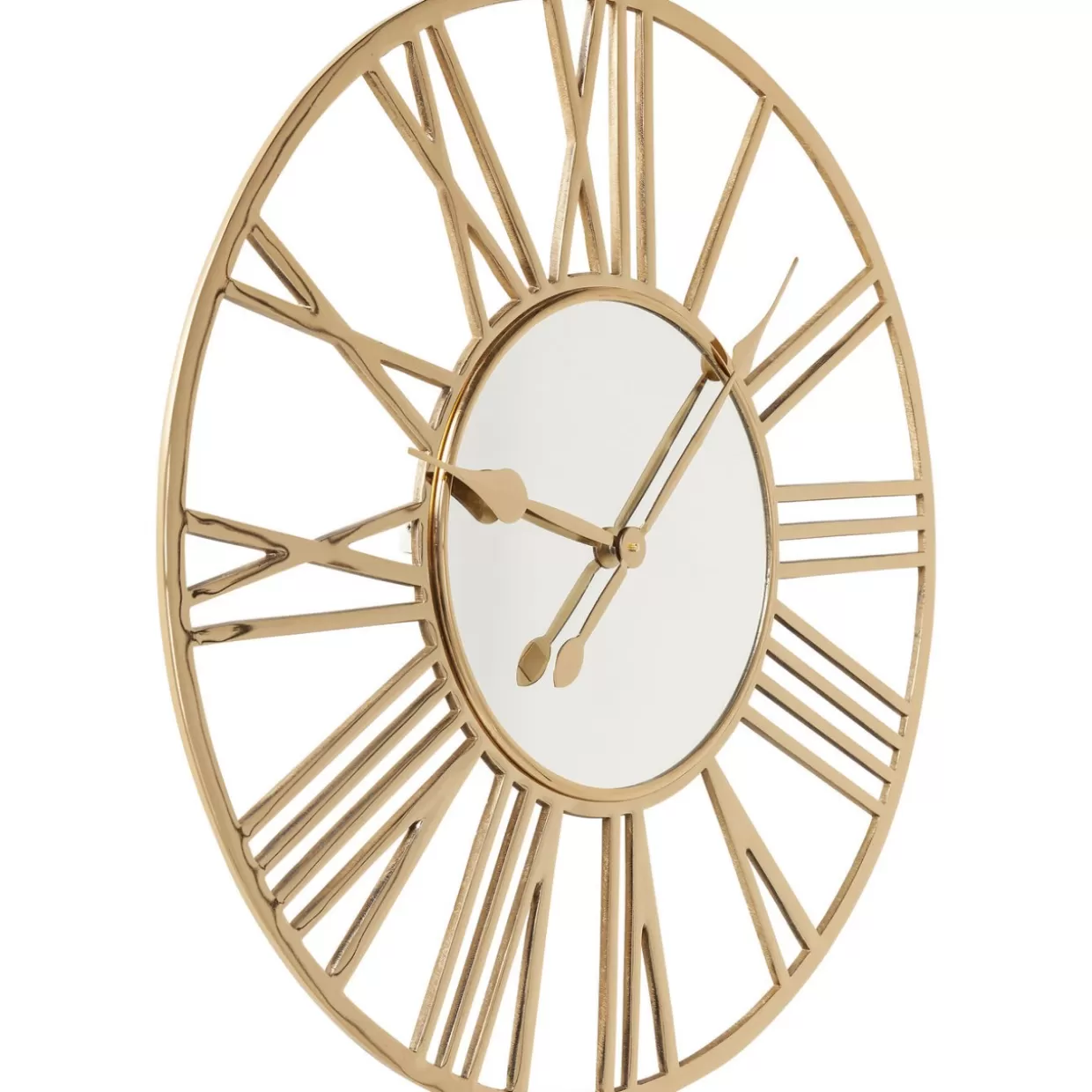 Orologio da Parete Moderno in Stile Oro Gigante - Diametro 80 cm | Collezione Esclusiva KARE Design