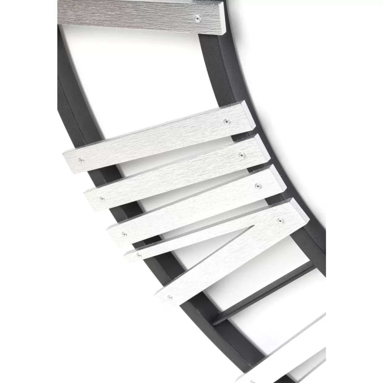Orologio da Parete Nevio - Design Moderno in Argento, Diametro 95 cm | Collezione Esclusiva KARE per Interni Contemporanei