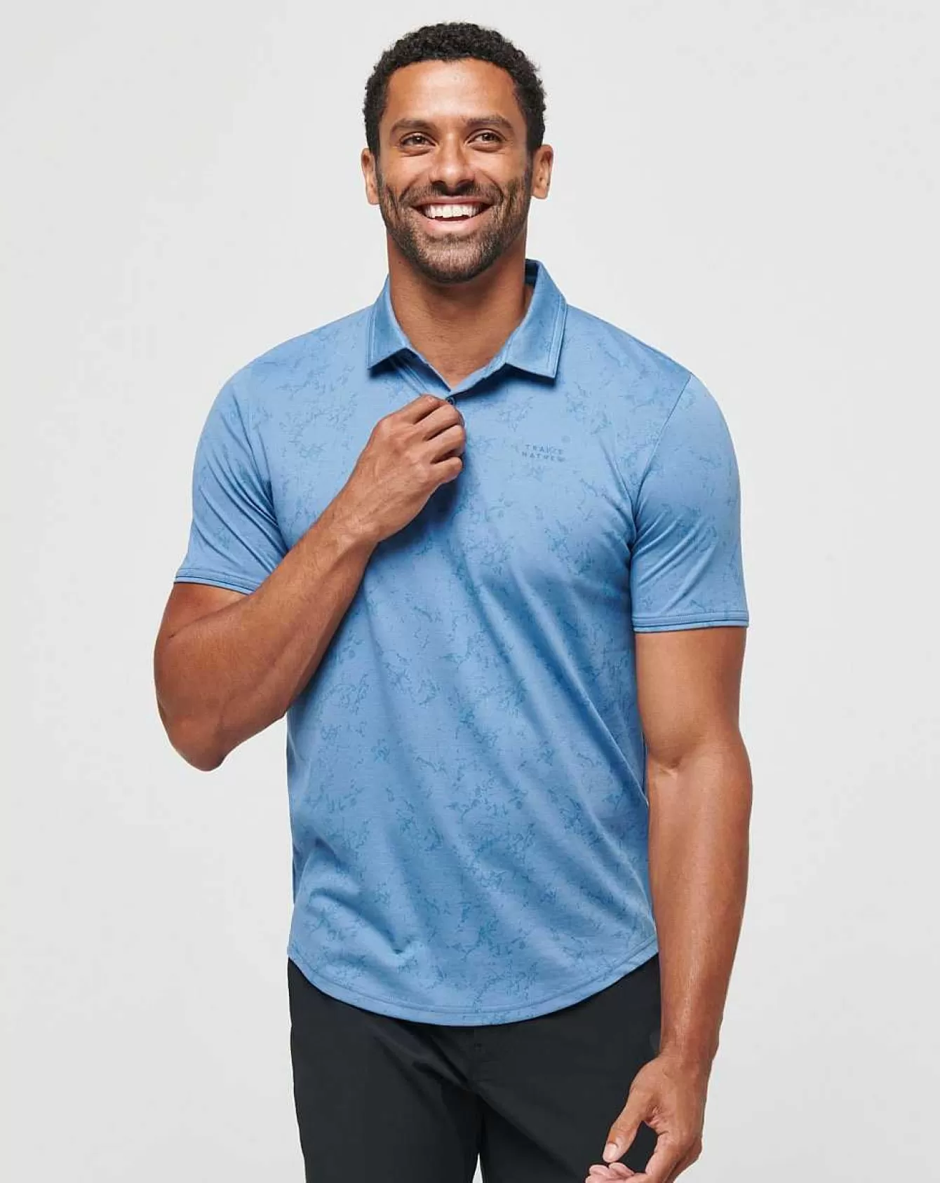 Maglia Polo Elegante con Scollo Tondo - Onde Calde per Stagioni Fresche