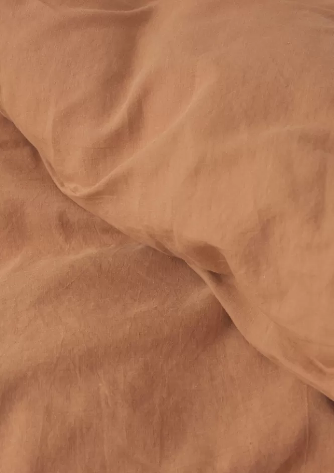 Federe in Lino Lavato e Cotone - Saldi Primavera con Confezione Delicata | Copripiumino Traspirante per Letto