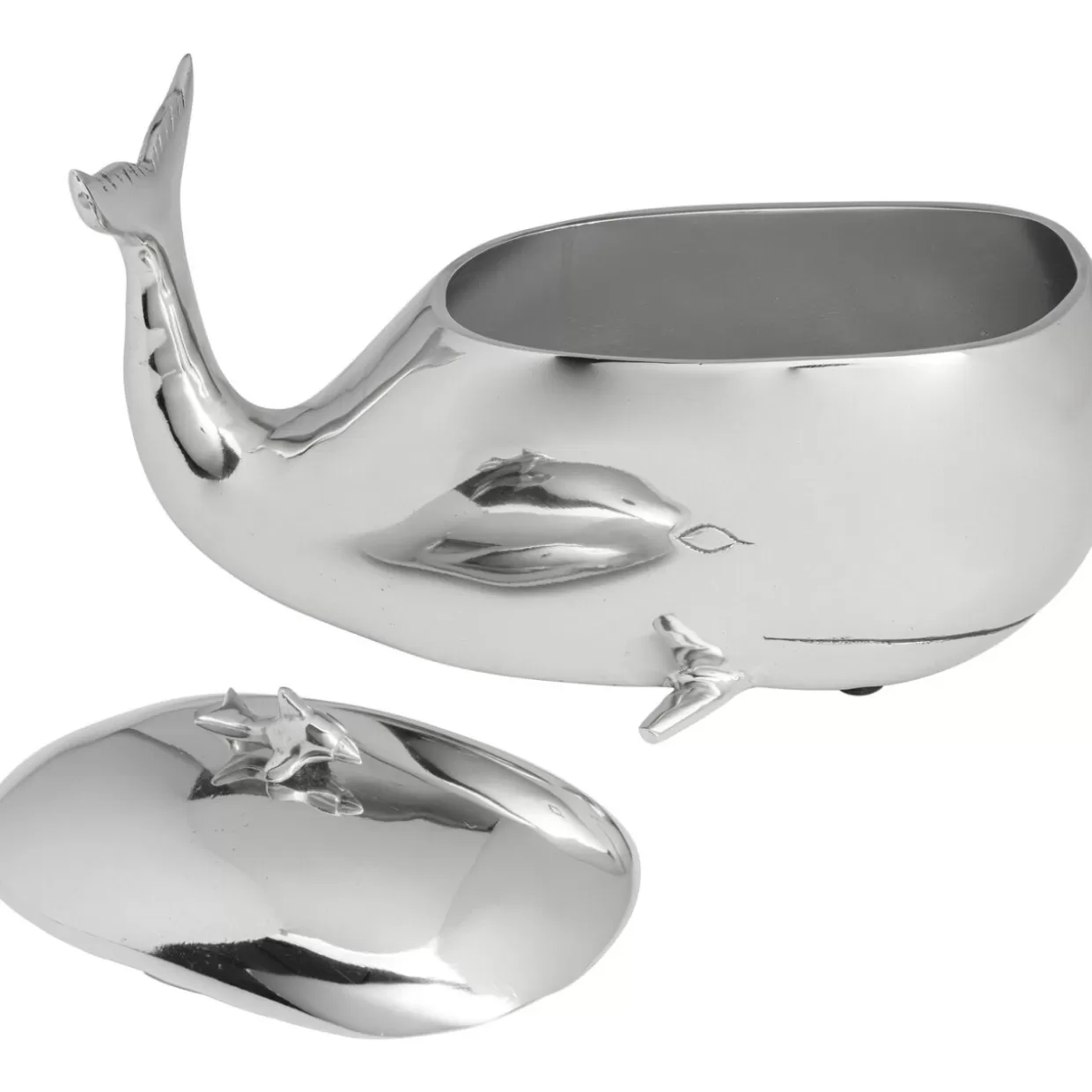 KARE Design - Stoviglie e Accessori per Tavola con Raffreddatore da Vino Whalefish, Design Innovativo per un Servizio Contemporaneo
