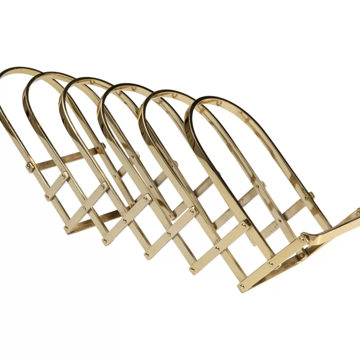 Portarivista modulare Flex in oro – Soluzione elegante per giornali e riviste KARE Design