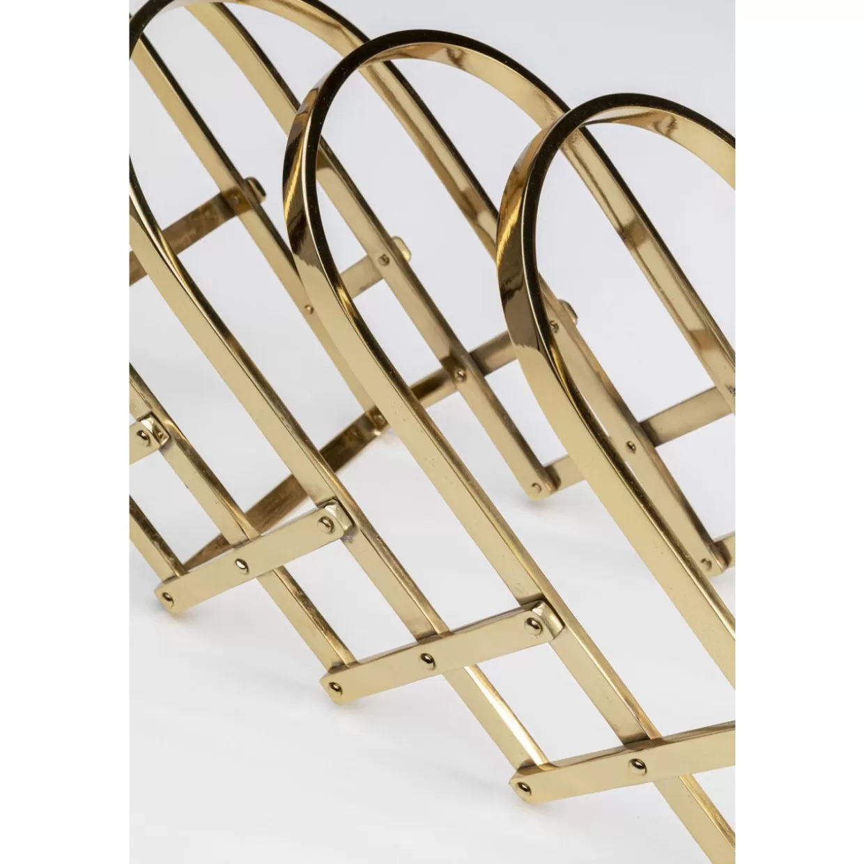 Portarivista modulare Flex in oro – Soluzione elegante per giornali e riviste KARE Design